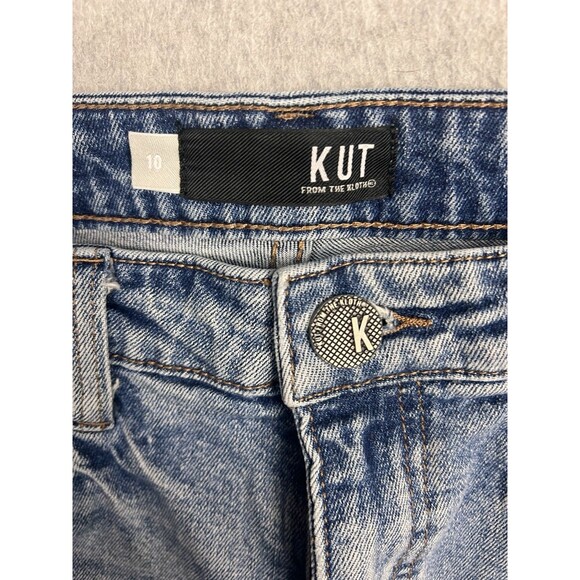 Kut From the Kloth Women’s Jane High Rise Shorts Size 10 Denim Jeans Blue EUC - Picture 2 of 11